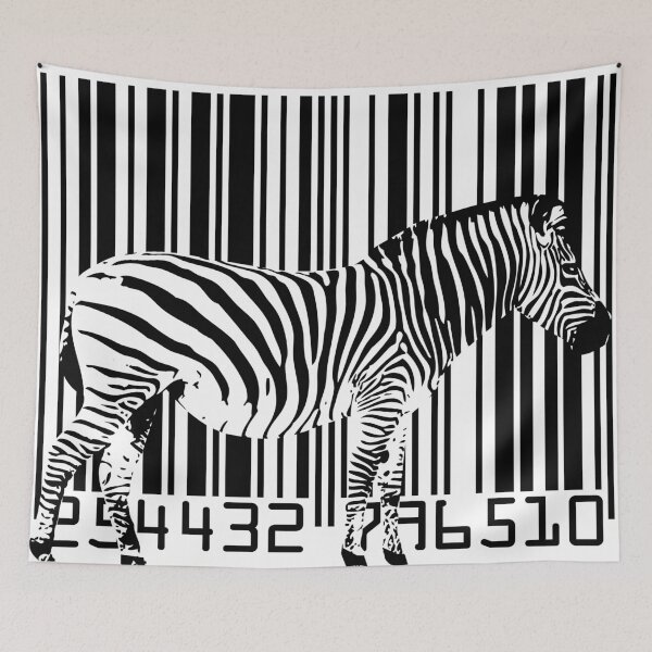 Item preview, Zebra Barcode designed and sold by ArtPrints.