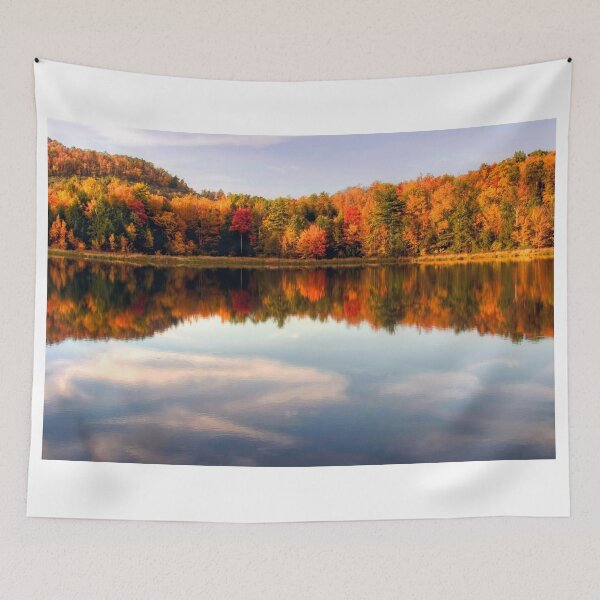 Item preview, Autumn Shoreline Reflections designed and sold by Gene Walls.
