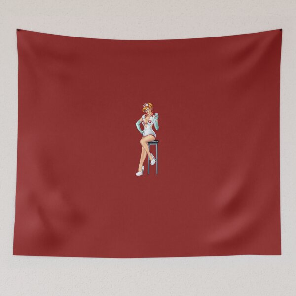 Item preview, Sexy Redhead Nurse with Lube by Al Rio designed and sold by Al Rio.