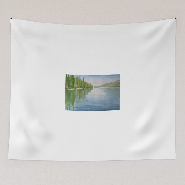 Item preview,  Idaho. Una ciudad bastante vacía en la década de 1970 que rodea el lago Payette. Nuestra cabaña con marco en A se encontraba en este lago y una vista como esta era el telón de fondo de cada día. Mi hermano y yo nadamos designed and sold by Leslie Gustafson.