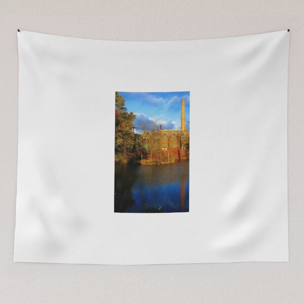 Item preview, #47   Old factory With Reflection On Water designed and sold by MyInnereyeMike.