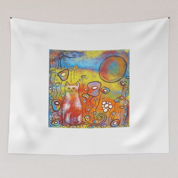 Item preview, Fanciful Feline and Flowers designed and sold by Juli Cady Ryan.