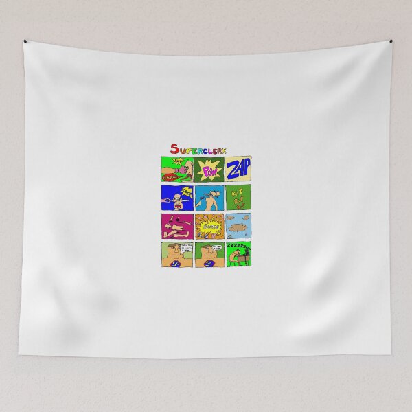 Item preview, Superclerk (white background) T-shirt Design designed and sold by muz2142.
