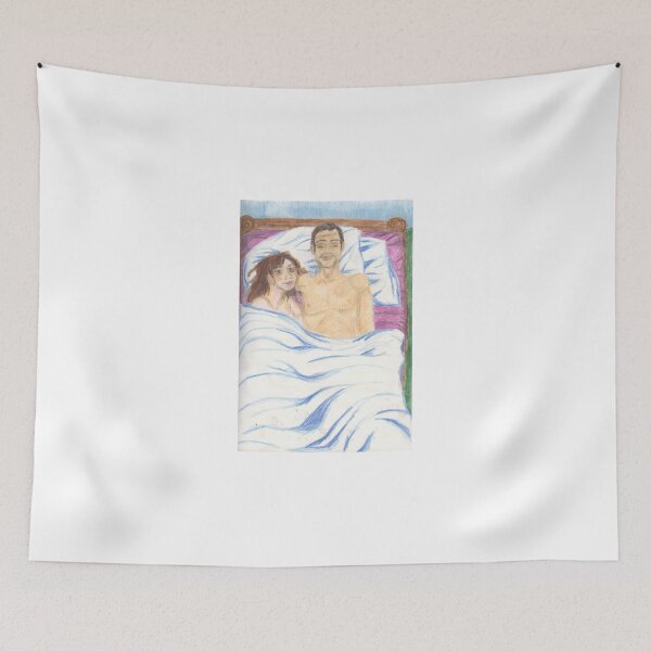 Item preview, Man and Woman Lying in Bed designed and sold by Kyleacharisse.