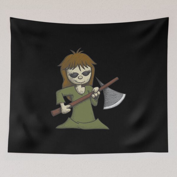 Item preview, Creepy Girl with Axe designed and sold by Wislander.
