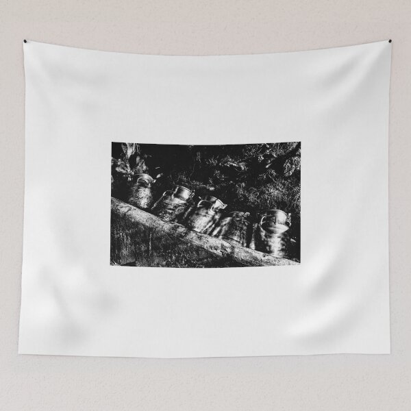 Item preview, milk churns cooling in a mountain stream, Picos de Europa, Spain designed and sold by AndrewJonesFoto.