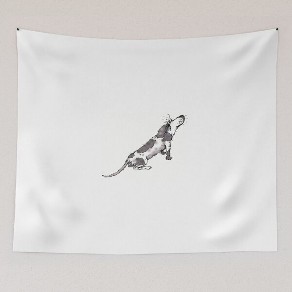 Item preview, "Mans best friend",  Grey and white spotty dog. designed and sold by Mary Taylor.
