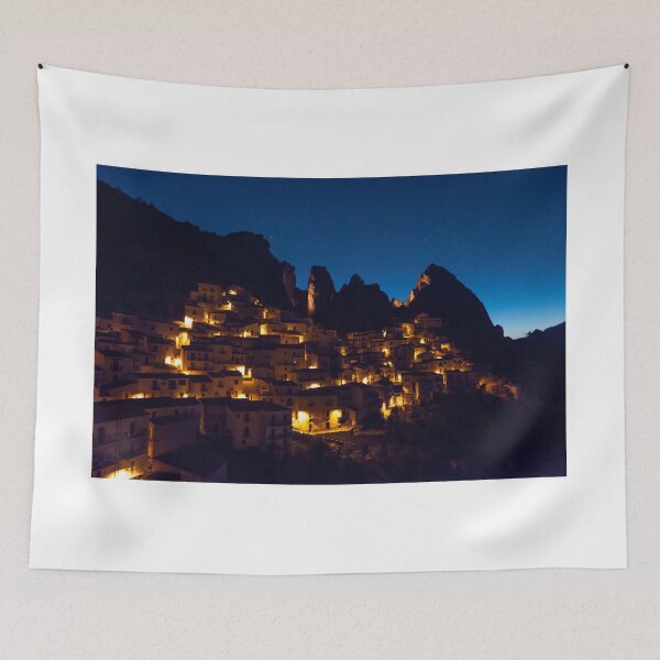 Item preview, early dawn light, Castelmezzano, Basilicata, Italy designed and sold by AndrewJonesFoto.