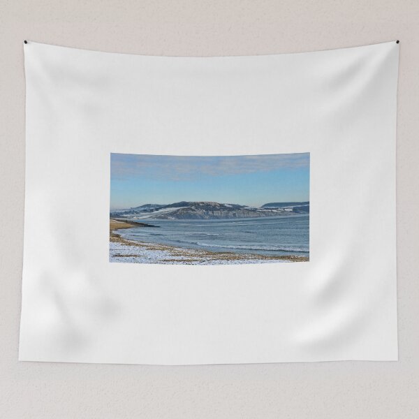 Item preview, Snowy Cliffs - Lyme,Dorset UK designed and sold by lynn carter.