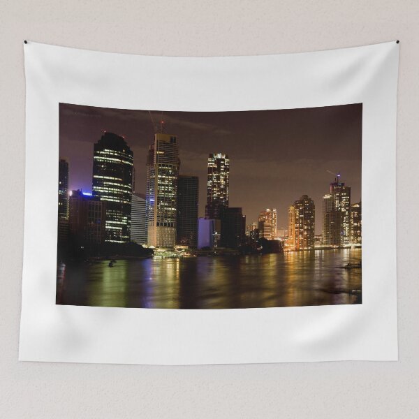 Item preview, Brisbane City at Night designed and sold by Jordan Miscamble.