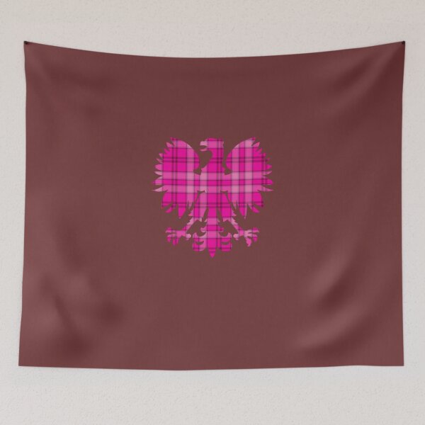 Item preview, Pink Plaid Polish Eagle t shirt designed and sold by PolishArt.