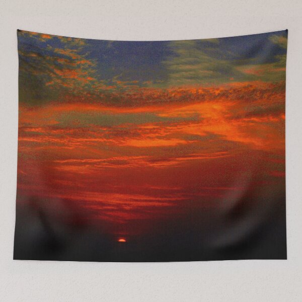 Item preview, Dramatic red sunset designed and sold by B. Randi Bailey.