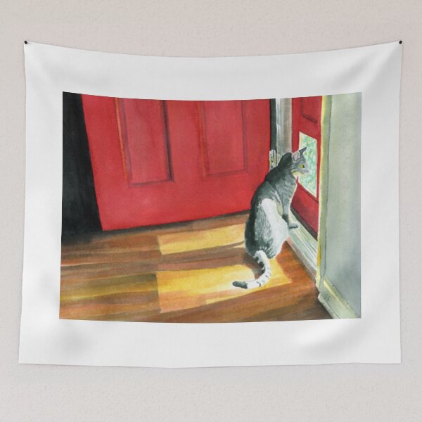Item preview, Door Cat Quigley designed and sold by yvonnecarter.