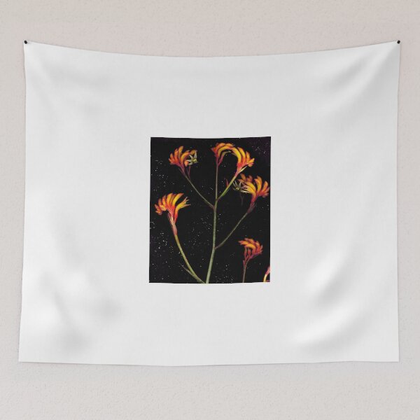Item preview, Anigozanthos flavidus ('Orange' Kangaroo Paw) flower scan designed and sold by Kirsten Spry.