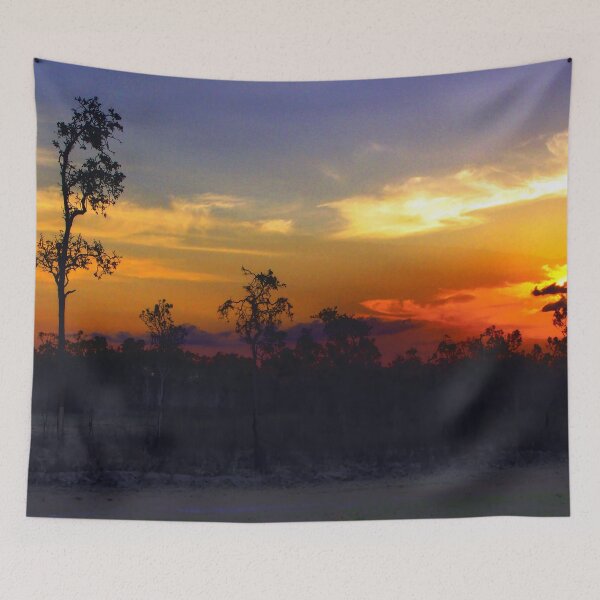 Artikelvorschau, Waterhole sunset HDR entworfen und verkauft von Jayson Gaskell Photography.