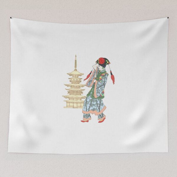 Item preview, Colourful Pagoda Princess designed and sold by redqueenself.