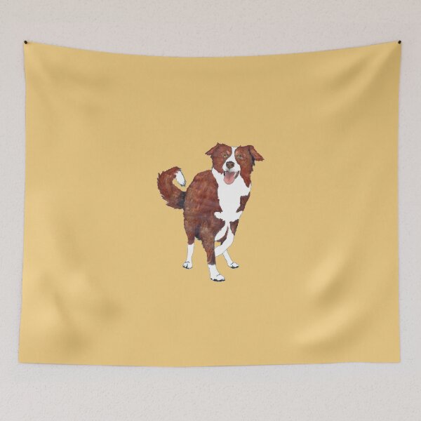 Item preview, Red Border Collie  designed and sold by Barbara Applegate.