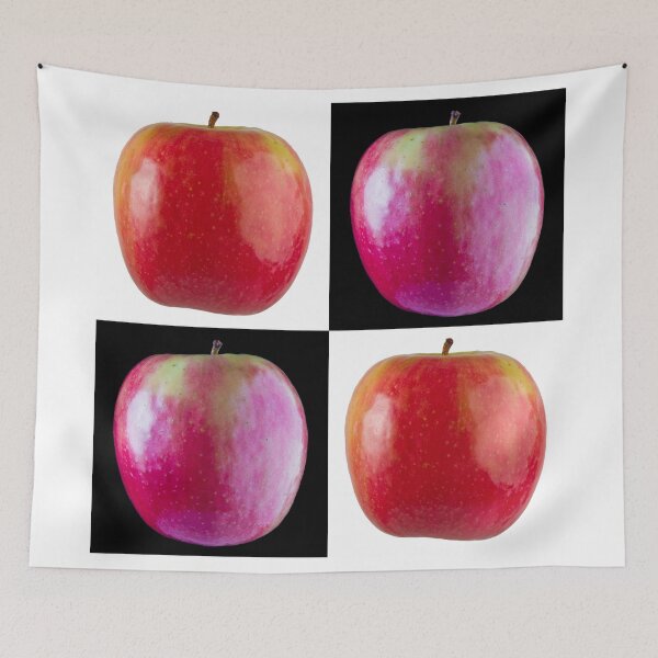 Item preview, White & Black - Pink Apples designed and sold by Bryan Freeman.