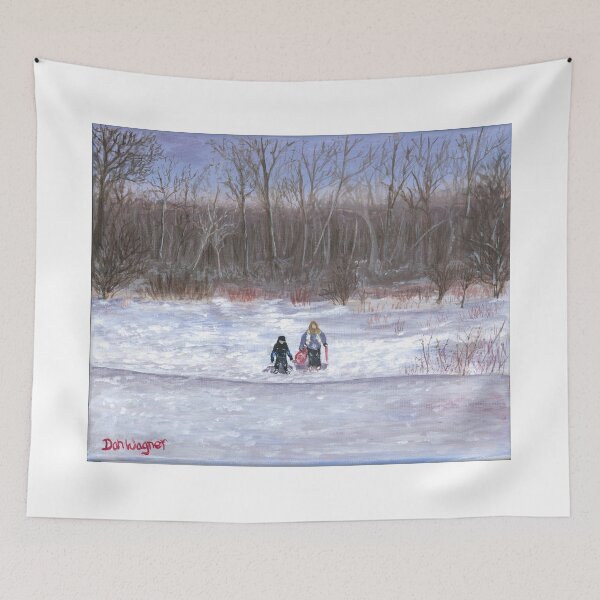 Item preview, Christmas sledding in Wisconsin designed and sold by Dan Wagner.