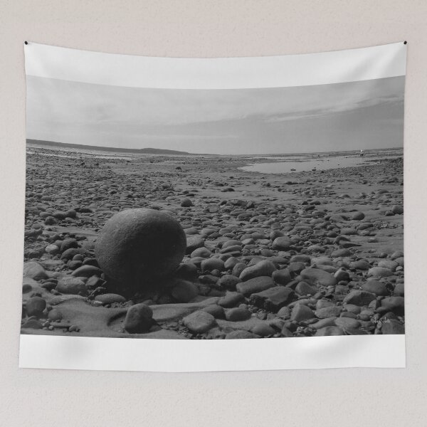Item preview, Lake Superrior Rock Black and White designed and sold by MarkoMitic.