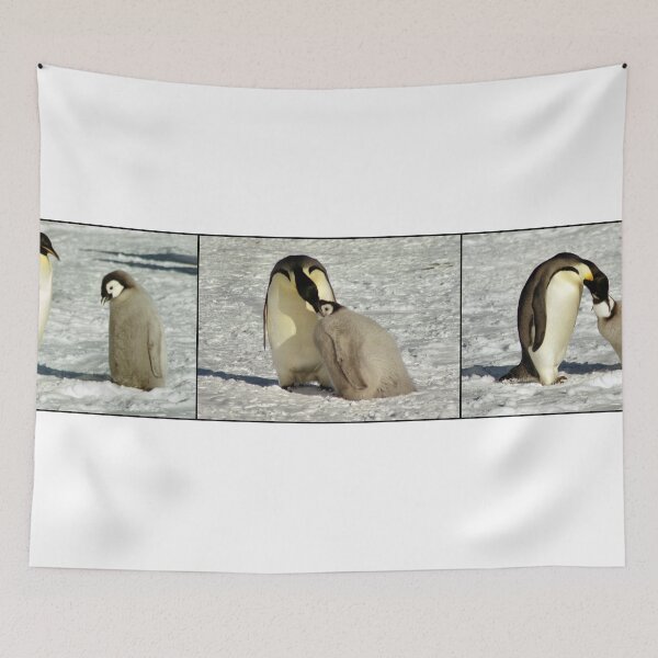 Item preview, "Feed Me Mum" - Emperor Penguins, Antarctica  designed and sold by Carole-Anne.