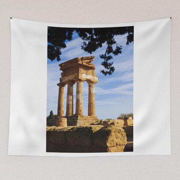 Item preview, Tempio dei Dioscuri, Valley of the Temples, Agrigento, Sicily designed and sold by AndrewJonesFoto.