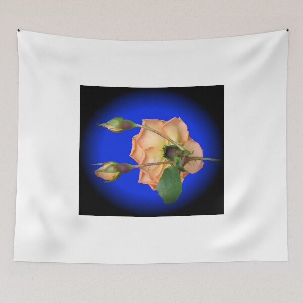 Item preview, Orange Wildfire - Rose and Buds designed and sold by MidnightMelody.