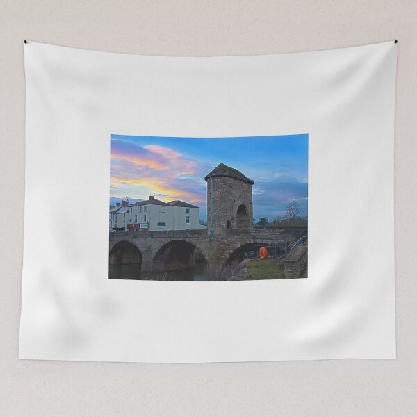 Item preview, Monnow bridge, Monmouth, Wales, at sunset designed and sold by GrahamCSmith.