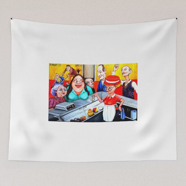 Item preview, New line on the deli counter? designed and sold by SaxonArtDesign.