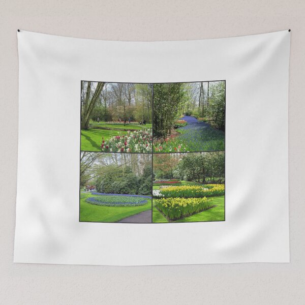 Item preview, A Dutch Spring Collage - Keukenhof Gardens designed and sold by MidnightMelody.