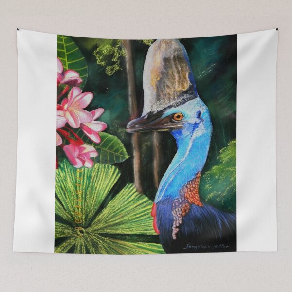 Item preview, Southern Cassowary  (Hung.. Mall Gallery London) designed and sold by sandysartstudio.