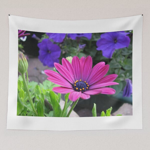 Item preview, Vibrant Pink and Purple Summer Flowers designed and sold by MidnightMelody.
