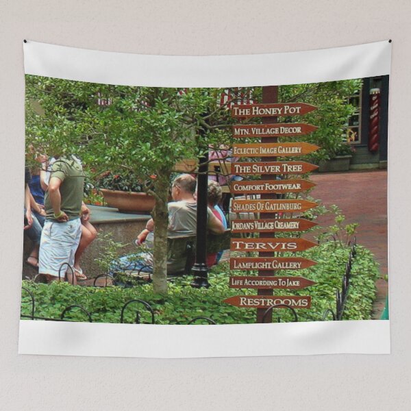 Item preview, "Gatlinburg, Tennessee Series, #4, 'ALL LOCATIONS ARE THIS WAY, EXCEPT...'"... prints and products designed and sold by Bob Hall©.