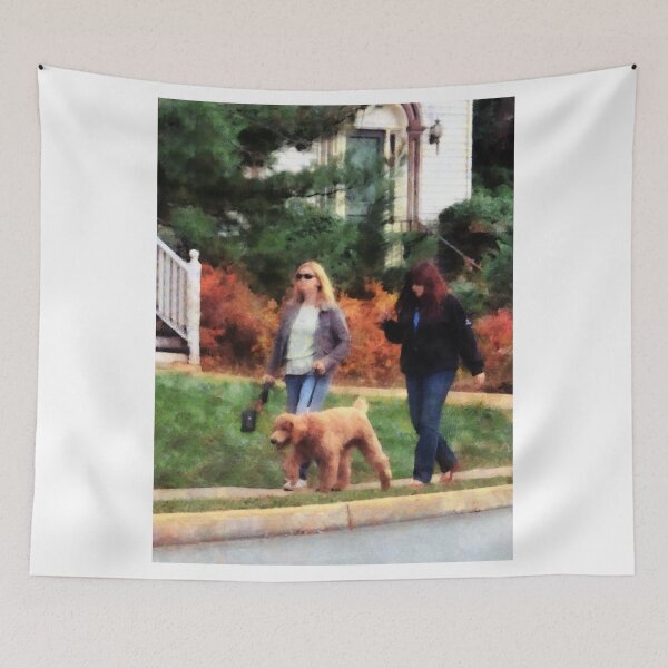 Item preview, Women Walking a Dog designed and sold by Susan Savad.