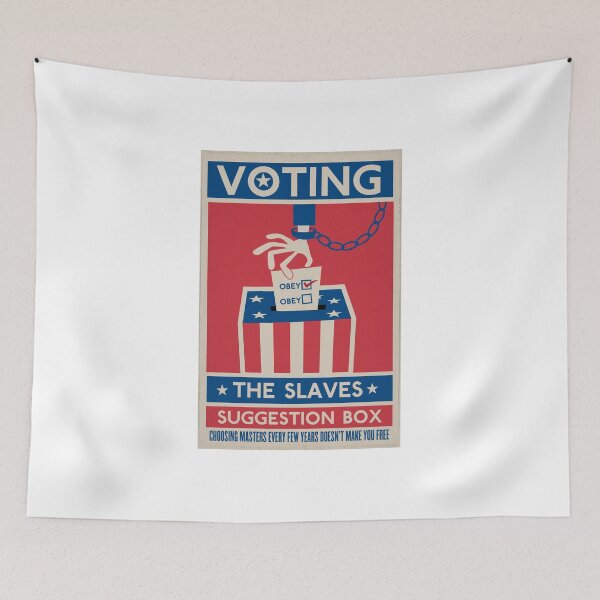 Item preview, Voting: The Slaves Suggestion Box designed and sold by LibertyManiacs.