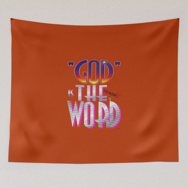 Item preview, God Is THE (weasel) WORD t-shirt design designed and sold by muz2142.