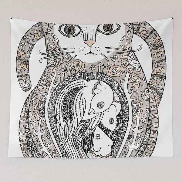 Item preview, Contented Cat designed and sold by AnitaInverarity.