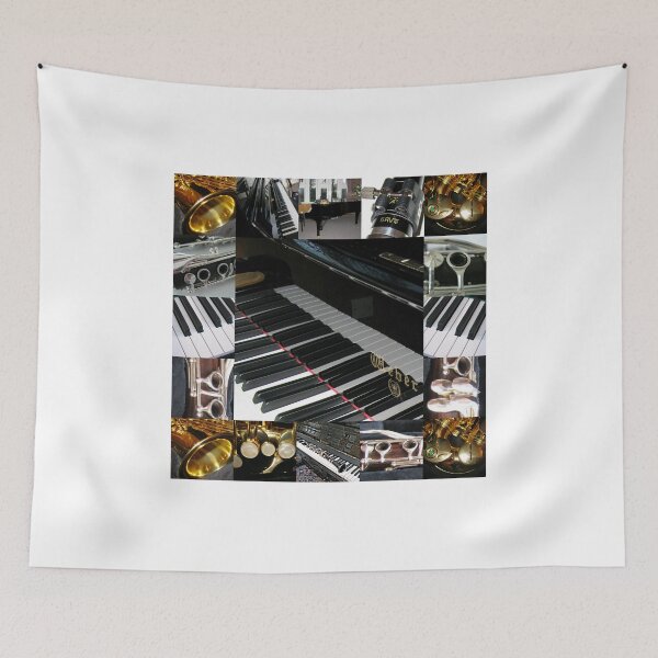 Item preview, Play the Pretty Notes! Music Collage designed and sold by BlueMoonRose.
