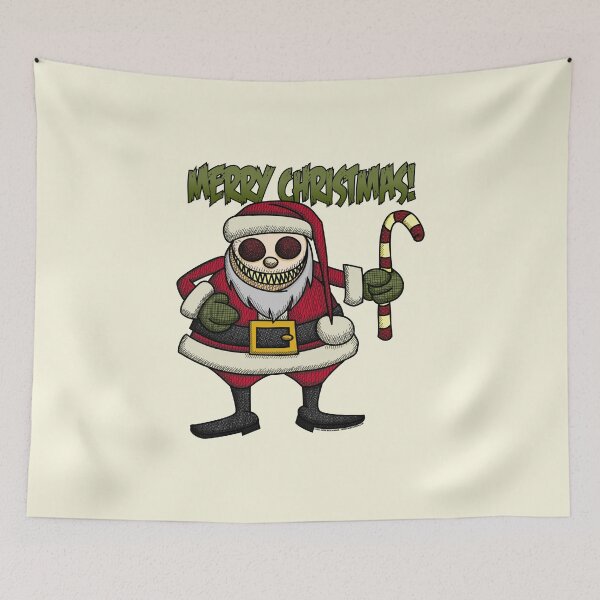Item preview, Creepy Santa with Candy Cane designed and sold by Wislander.