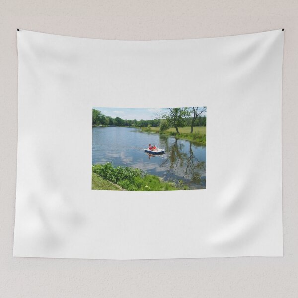 Item preview, Paddle Boat on Verona Park Lake designed and sold by Jane Neill-Hancock.