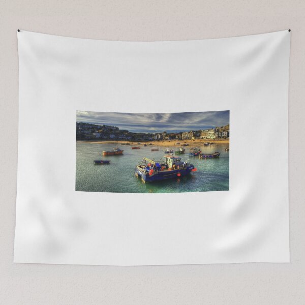 Item preview, St Ives beach at dusk designed and sold by hawkie.