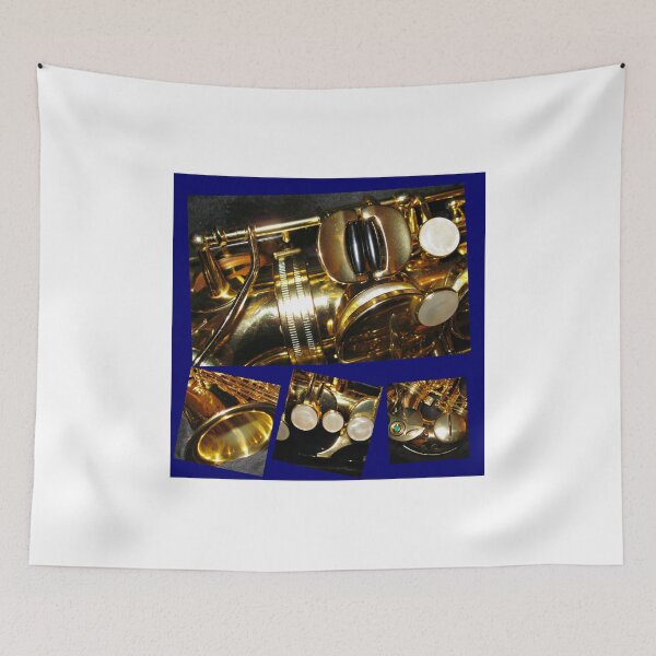 Item preview, Sax Magic - Saxophone Collage designed and sold by BlueMoonRose.