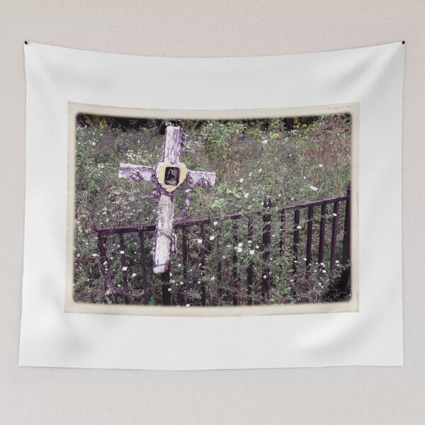 Item preview,  '"THE CEMETERY, a Series', No. 11, Over the Fence"... prints and products designed and sold by Bob Hall©.