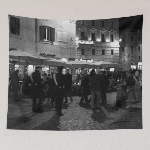 Item preview, Roman Piazza at Night designed and sold by Mellisa Wagner.