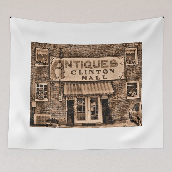 Item preview, "Antiques, Clinton Mall,  #3"... prints and products designed and sold by Bob Hall©.