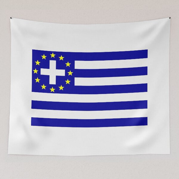 Item preview, New Greek flag designed and sold by jonybigude.