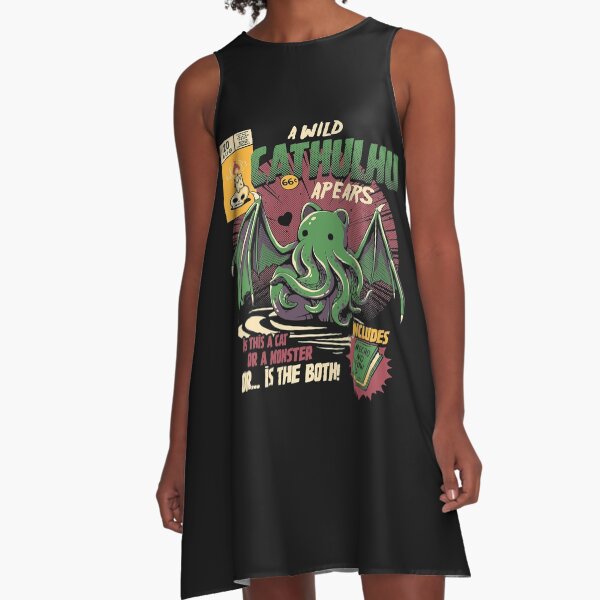 the wild cathulhu A-Line Dress