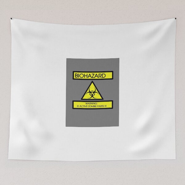 Item preview, BIOHAZARD Warning Active Zombie Parts by Chillee Wilson designed and sold by ChilleeWilson.