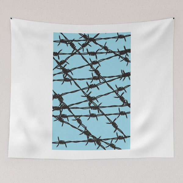 Item preview, Barbed Wire [Light Blue] by Chillee Wilson designed and sold by ChilleeWilson.