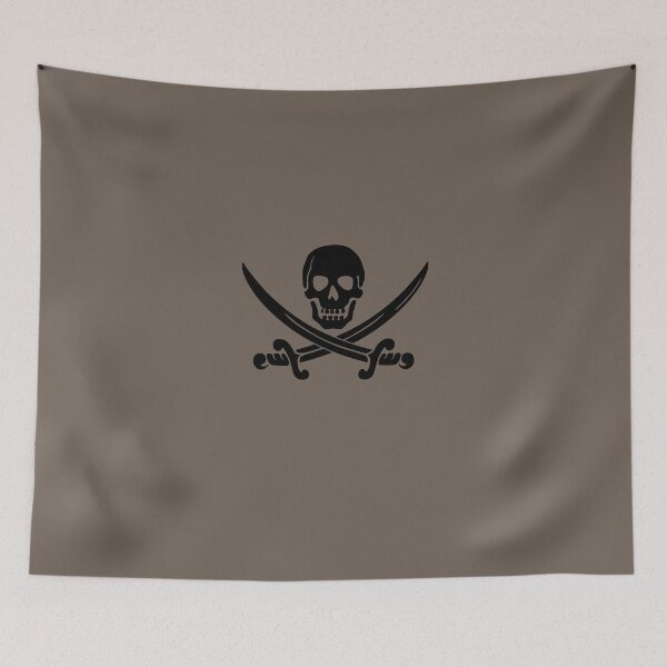 Item preview, Pirate Flag Skull and Crossed Swords by Chillee Wilson designed and sold by ChilleeWilson.